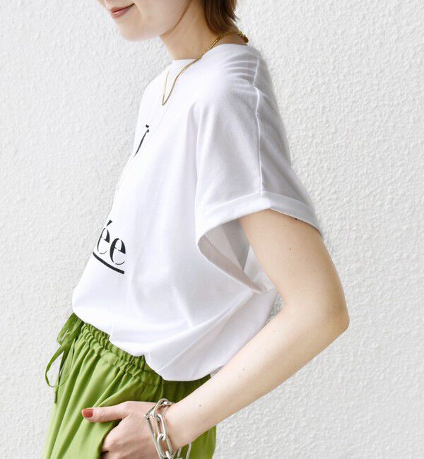 SHIPS for women「〈洗濯機可能〉プラチナ ヴェール TEE」|Tシャツ・カットソー|