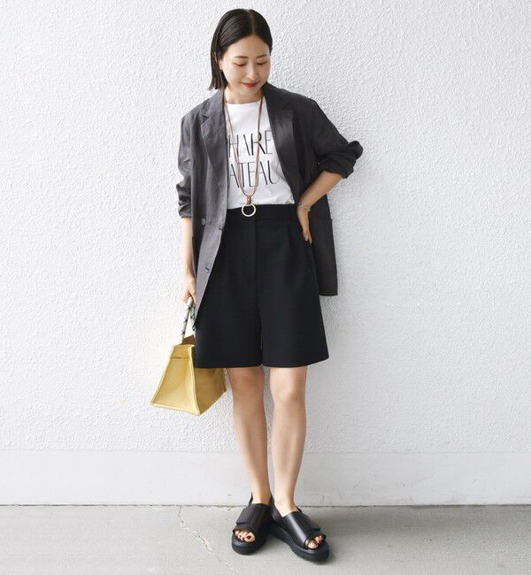 SHIPS for women「〈洗濯機可能〉プラチナ ヴェール TEE」|Tシャツ・カットソー|