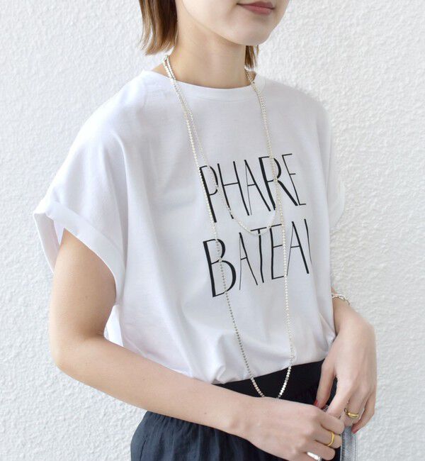 SHIPS for women「〈洗濯機可能〉プラチナ ヴェール TEE」|Tシャツ・カットソー|