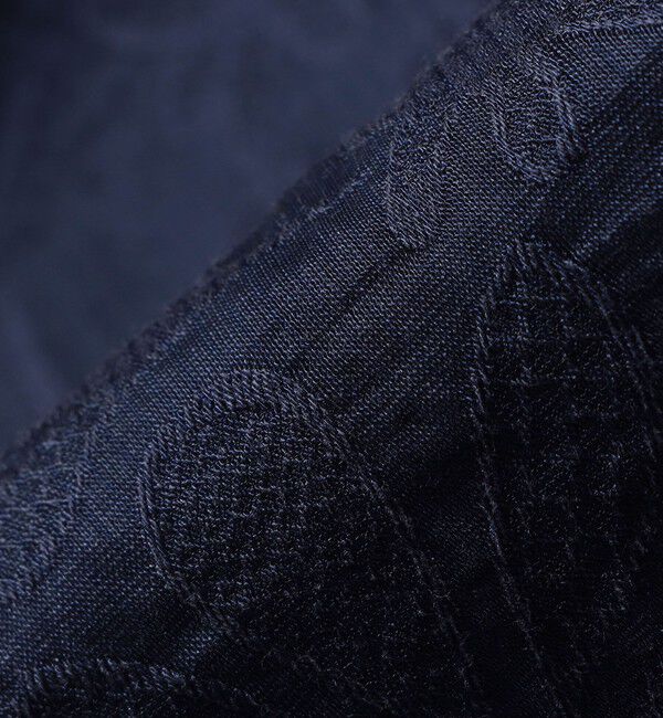 SHIPS any「《追加予約》SHIPS any:〈洗濯機可能〉フラワー ジャカード ドルマン パイピング ブラウス」|シャツ・ブラウス|