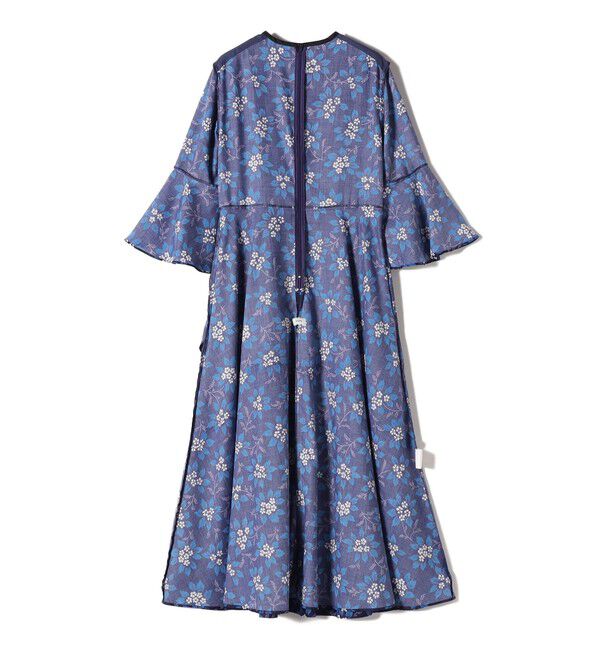 SHIPS for women「小泉里子コラボ:〈手洗い可能〉フラワー プリント ワンピース」|ワンピース|