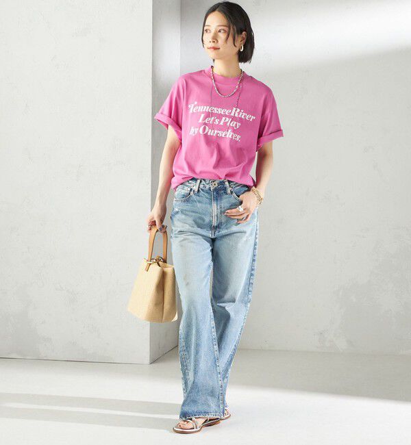 SHIPS for women「【SHIPS別注】TENNESSEE:イージー ショート スリーブ TEE」|Tシャツ・カットソー|