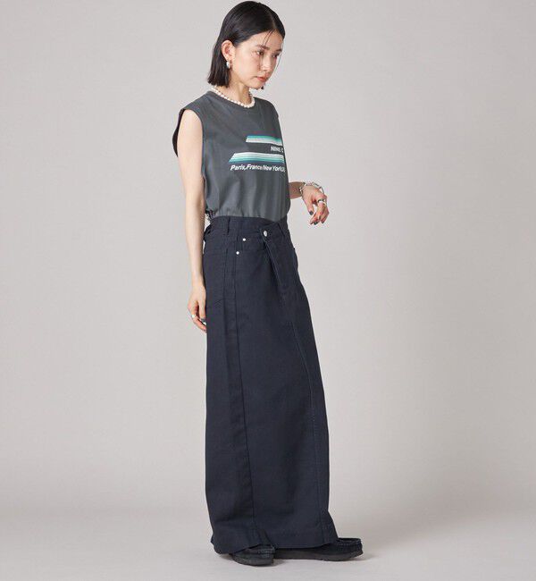 SHIPS for women「SHIPS NINE CASE:〈洗濯機可能〉フロント スラント スカート」|スカート|