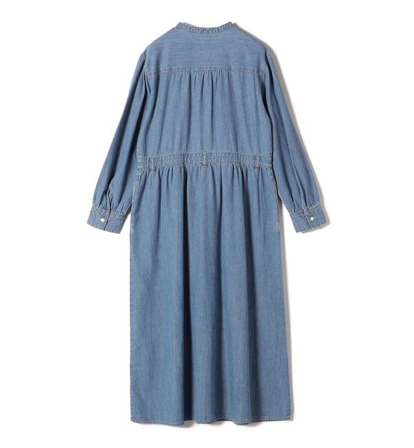 SHIPS for women「〈洗濯機可能〉ライトオンス デニム ウエスト 切替 ワンピース」|ワンピース|