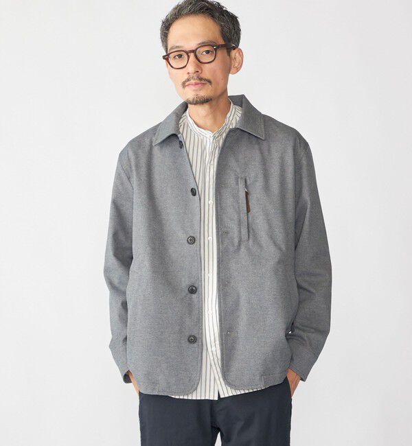 SHIPS「SHIPS: SOLOTEX(R) FULFLAN(R) ユーティリティ ジャケット」|その他|グレー