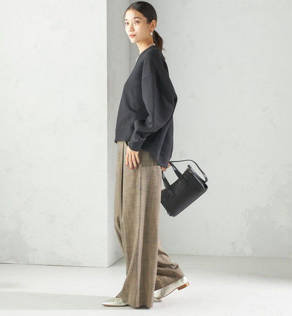 SHIPS for women「〈手洗い可能〉ラメ ダンボール カットソー」|Tシャツ・カットソー|