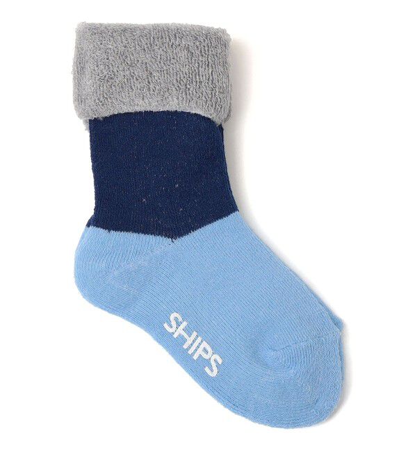 SHIPS KIDS「SHIPS KIDS:ベビー パイル ソックス」|ソックス|ブルー系