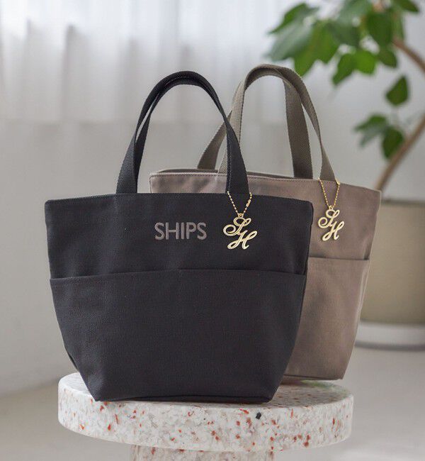SHIPS for women「《一部追加予約》チャーム付き ポケット トート バッグ」|トートバッグ|