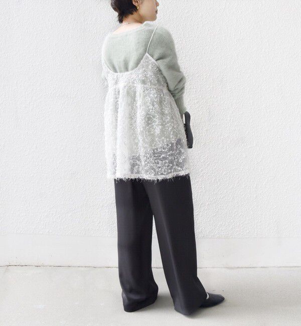 SHIPS for women「〈手洗い可能〉前後 2WAY レース キャミソール」|キャミソール|