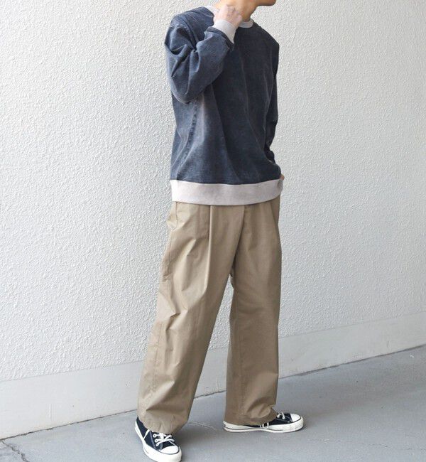 SHIPS any「【SHIPS any別注】ONEITA: ケミカルウォッシュ リラックス リンガー Tシャツ(ロンT)◇」|Tシャツ・カットソー|