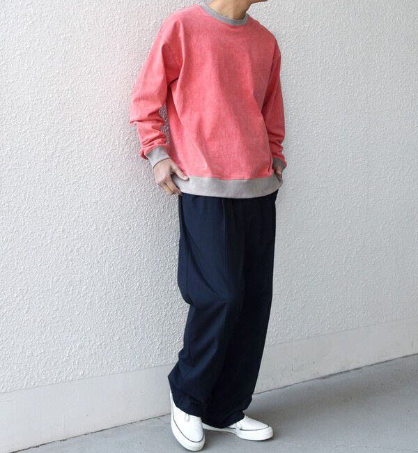 SHIPS any「【SHIPS any別注】ONEITA: ケミカルウォッシュ リラックス リンガー Tシャツ(ロンT)◇」|Tシャツ・カットソー|