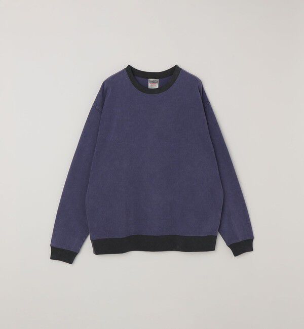 SHIPS any「【SHIPS any別注】ONEITA: ケミカルウォッシュ リラックス リンガー Tシャツ(ロンT)◇」|Tシャツ・カットソー|