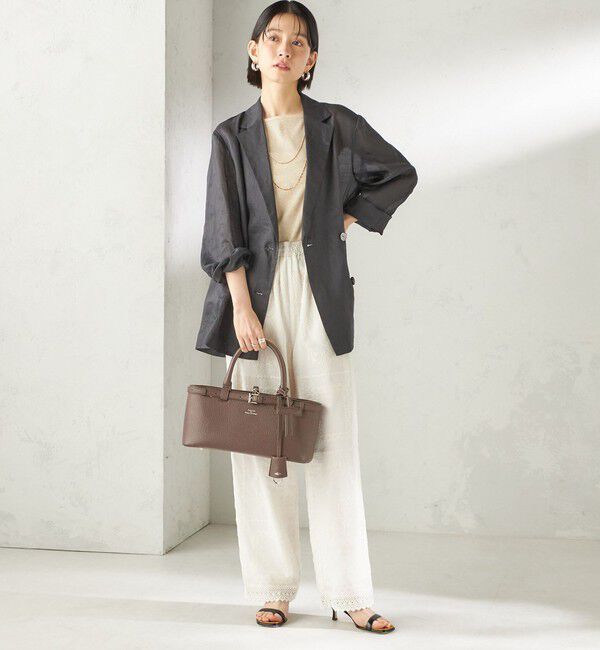 SHIPS for women「【WEB限定】George Cinq:BELTED TOTO BAG（S）」|トートバッグ|