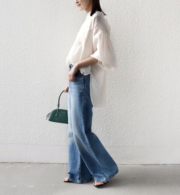 SHIPS for women「〈手洗い可能〉シアー タンブラー ポケット デザイン シャツ」|シャツ・ブラウス|