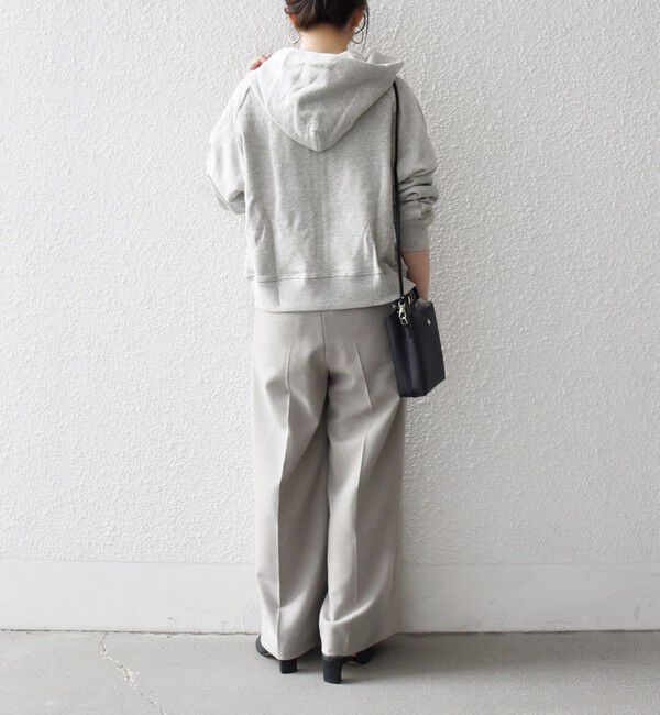 SHIPS any「SHIPS any:〈洗濯機可能〉USAコットン 裏毛 ジップ コンパクト パーカー」|パーカー|