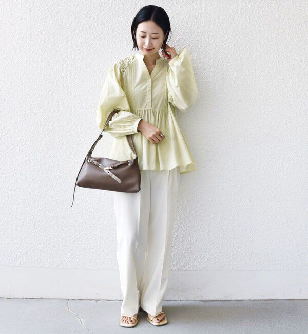 SHIPS for women「【WEB限定】ハトメ ベルト ワンショルダー バッグ S」|ショルダー・メッセンジャー|