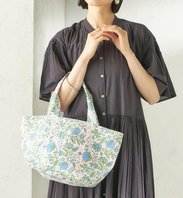 SHIPS for women「《予約》【SHIPS別注】SZ BLOCKPRINTS: Lisbon Tote」|トートバッグ|ピンク