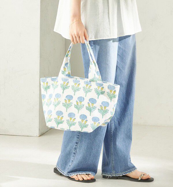 SHIPS for women「《予約》【SHIPS別注】SZ BLOCKPRINTS: Lisbon Tote」|トートバッグ|