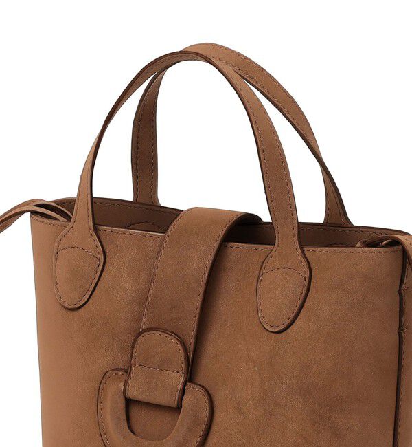 SHIPS for women「《予約》ピーチスキン調 ミニ キューブ トート」|トートバッグ|