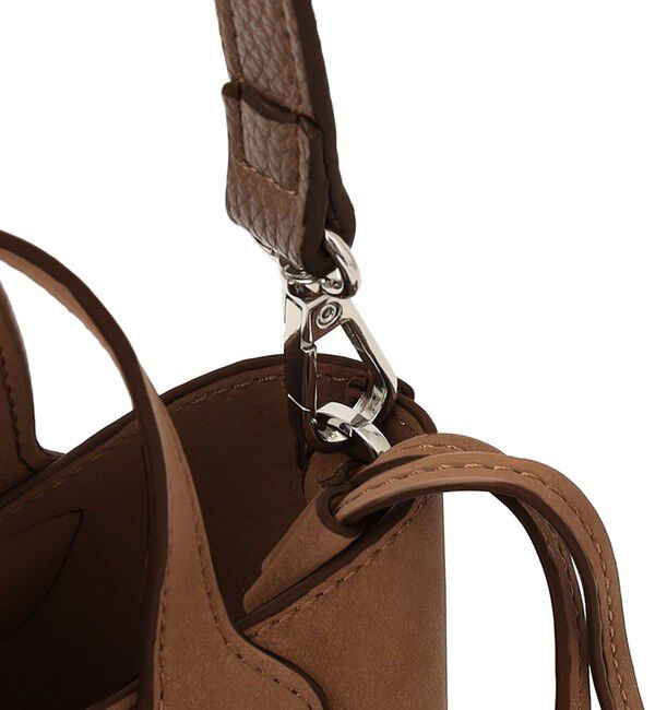 SHIPS for women「《予約》ピーチスキン調 ミニ キューブ トート」|トートバッグ|