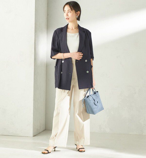 SHIPS for women「《予約》ピーチスキン調 ミニ キューブ トート」|トートバッグ|