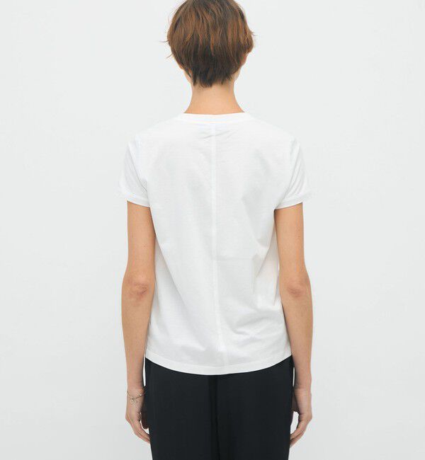 CABaN「コットン リブコンビクルーネックプルオーバー」|Tシャツ・カットソー|