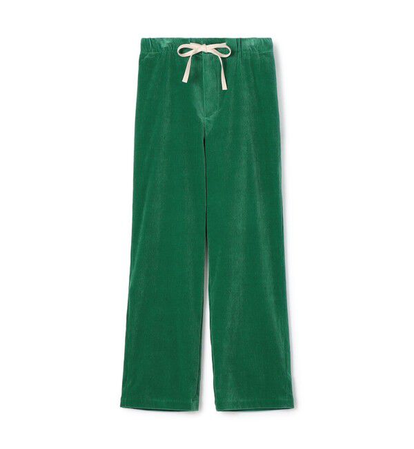 MACPHEE「ストレッチコーデュロイ イージーストレートパンツ」|その他|55 グリーン