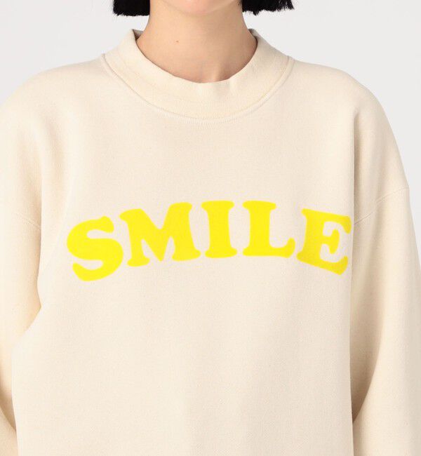 TOMORROWLAND BUYING WEAR「UNION LAUNCH FLOCKY PRINT SMILE スエット プルオーバー」|スウェット・ジャージ|