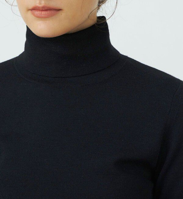 TOMORROWLAND collection「エクストラファインウール タートルネックプルオーバー」|ニット・セーター|