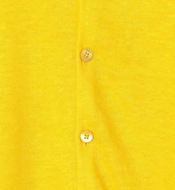 MACPHEE「プレーンリネン クルーネックカーディガン」|カーディガン|