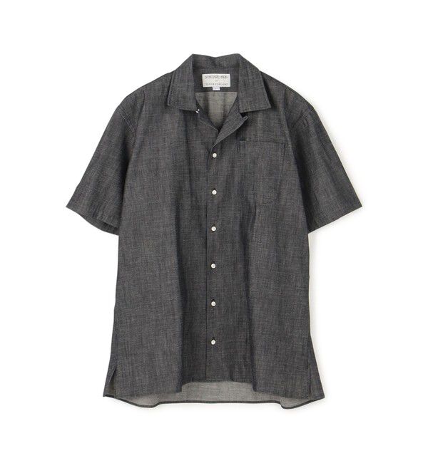 TOMORROWLAND BUYING WEAR「【別注】INDIVIDUALIZED SHIRTS コットンシャンブレー キャンプカラーシャツ」|シャツ・ブラウス|69 ネイビー