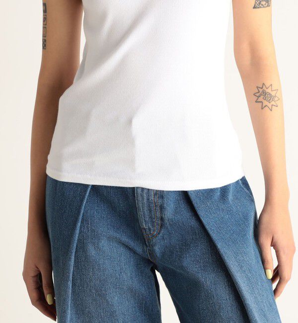 Edition「コットンフライス アシンメトリータンクトップ 」|タンクトップ|