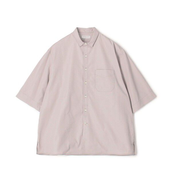 TOMORROWLAND MENS「コットンポプリン ショートスリーブシャツ」|シャツ・ブラウス|41 ライトベージュ
