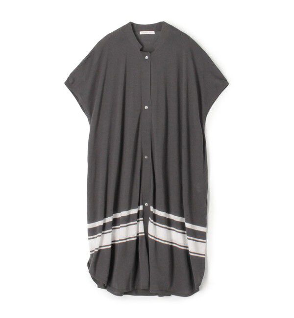 GALERIE VIE「クレープコットン ビッグプルオーバー」|ニット・セーター|18 ダークグレー系