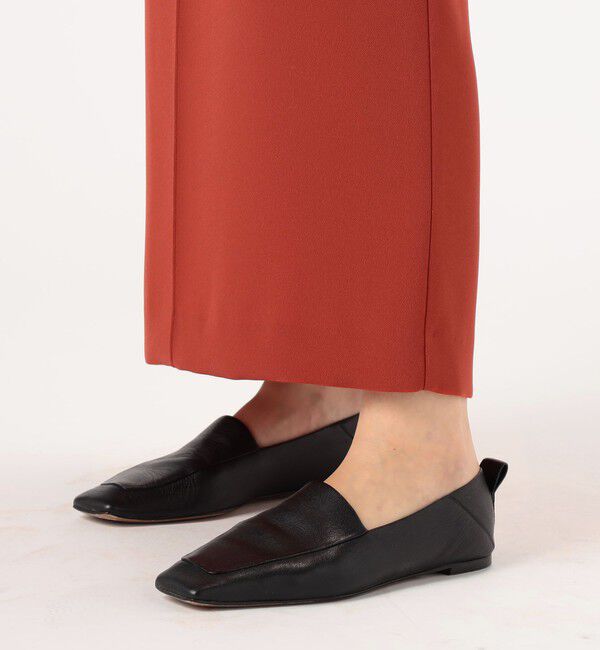 Edition「バックサテンジョーゼット タイトスカート」|スカート|