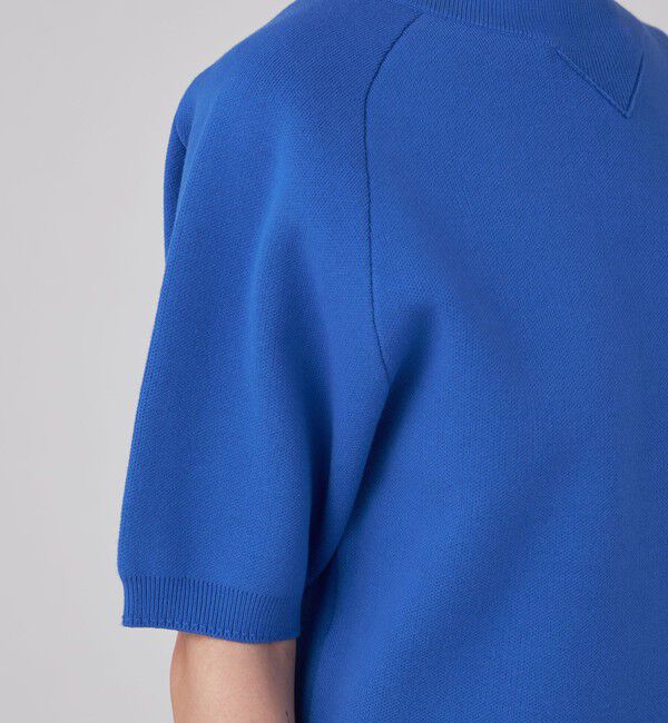 MACPHEE「【WEB限定】 ダブルニット ハーフスリーブプルオーバー」|ニット・セーター|