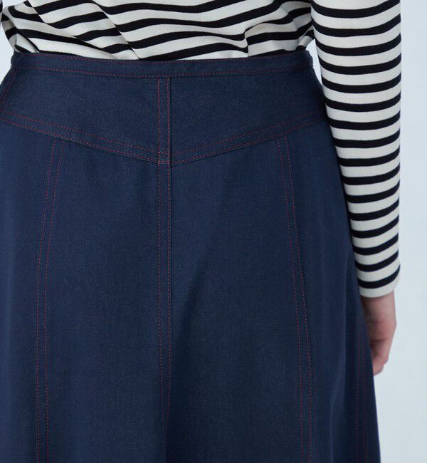 TOMORROWLAND collection「ソワデニム パネルフレアスカート」|フレア|