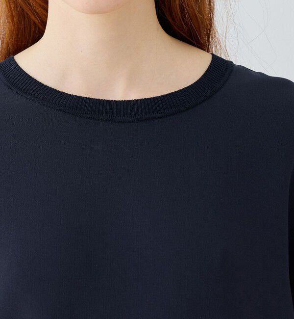 GALERIE VIE「ダブルクロス クルーネックワンピース」|ワンピース|