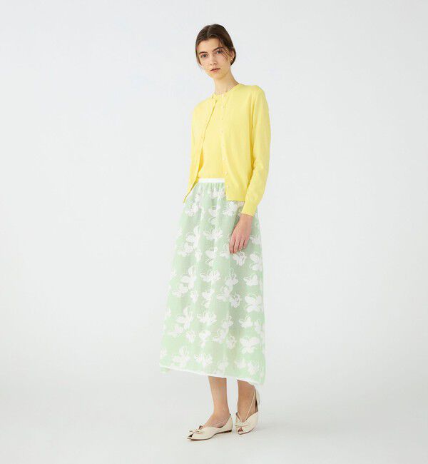 Ballsey「ハイゲージコットン クルーネックカーディガン」|カーディガン|