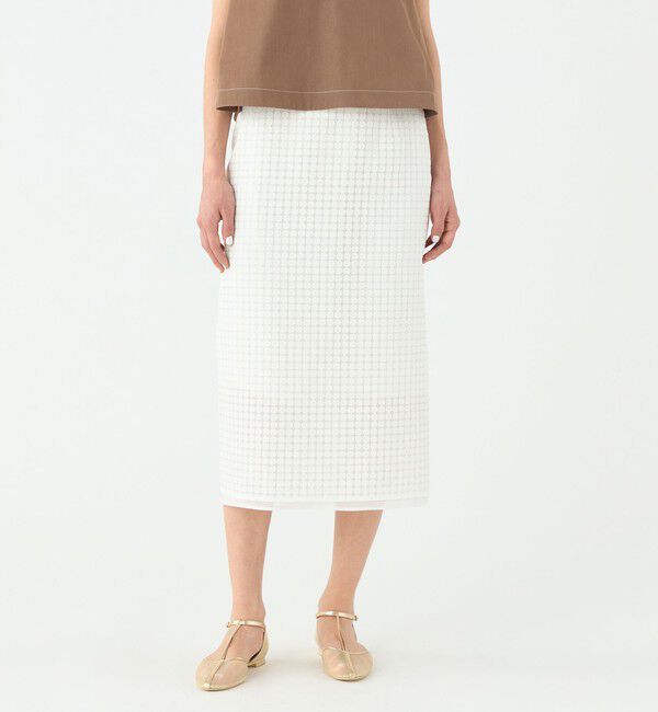 TOMORROWLAND collection「ピッコロドット タイトストレートスカート」|タイト|