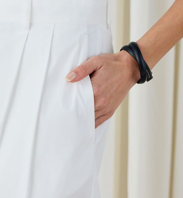 DES PRES「コットンストレッチポプリン　2タックワイドパンツ」|その他|