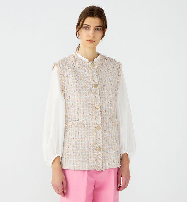 Ballsey「Mille-feuille クルーネックジレ」|ベスト・ジレ|