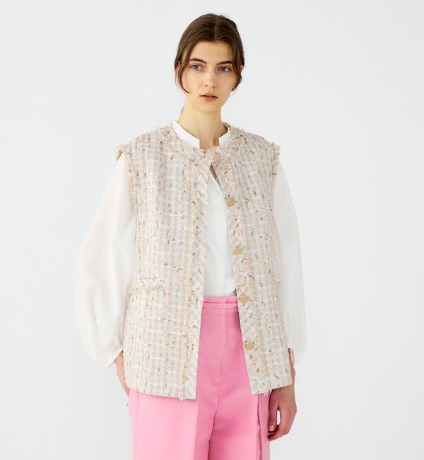 Ballsey「Mille-feuille クルーネックジレ」|ベスト・ジレ|