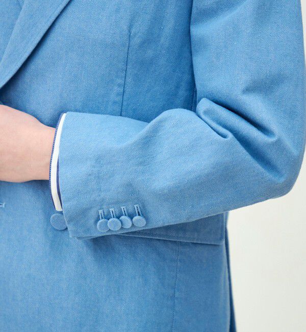 MACPHEE「リアクティブデニム ダブルブレストジャケット」|テーラードジャケット|