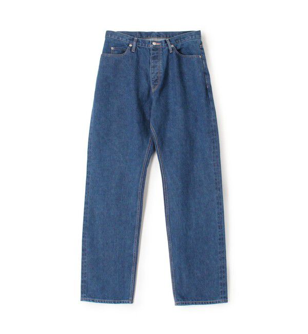 GALERIE VIE「リユースシーアイランドコットン デニムストレートパンツ」|デニム|65 ブルー