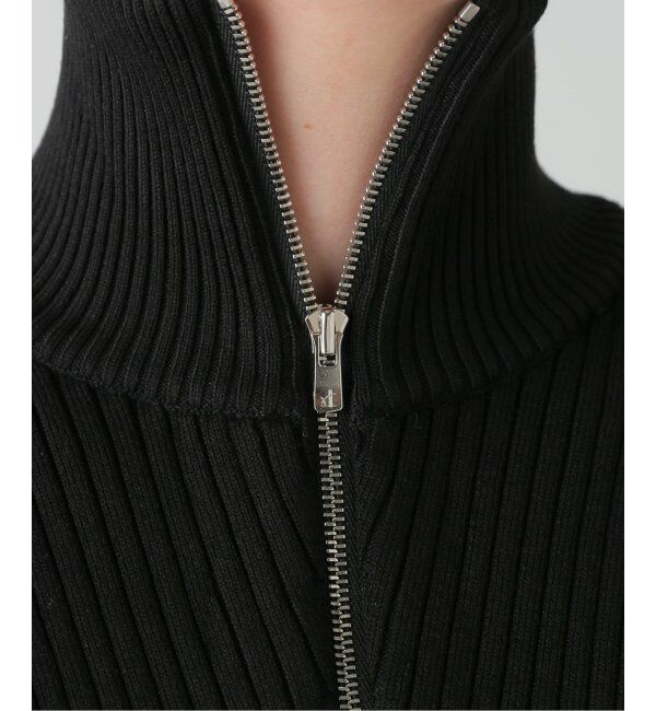  「LIVINGTONE DOLK ZIPPER FLY HIGH NECK KNIT LT-KNIT2-07：ニット」|ニット・セーター|