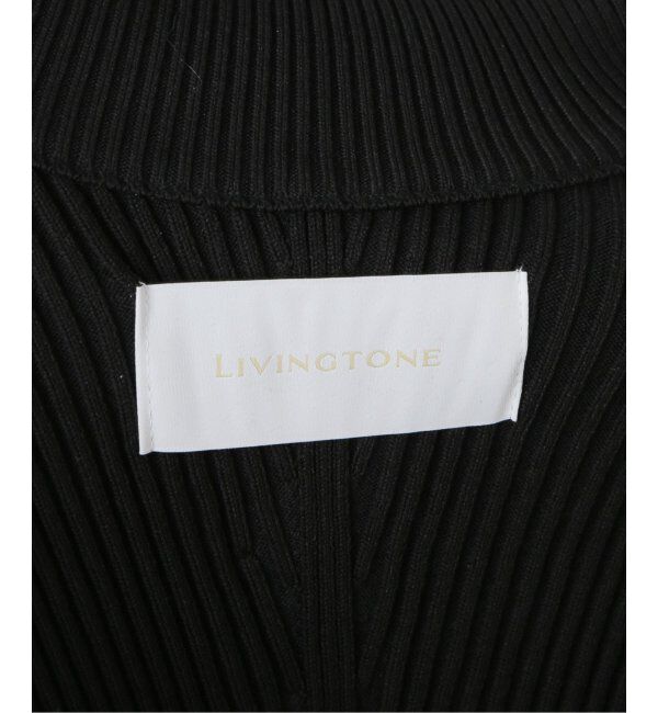  「LIVINGTONE DOLK ZIPPER FLY HIGH NECK KNIT LT-KNIT2-07：ニット」|ニット・セーター|