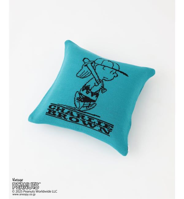 journal standard Furniture「【PEANUTS&times;SPORTS WEAR by JSF】別注 KNIT CUSHION クッションカバー」|クッション・クッションカバー|