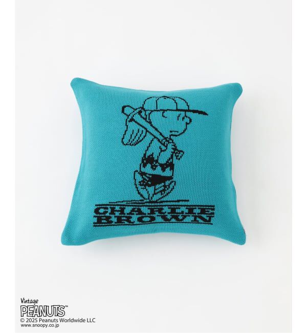 journal standard Furniture「【PEANUTS&times;SPORTS WEAR by JSF】別注 KNIT CUSHION クッションカバー」|クッション・クッションカバー|