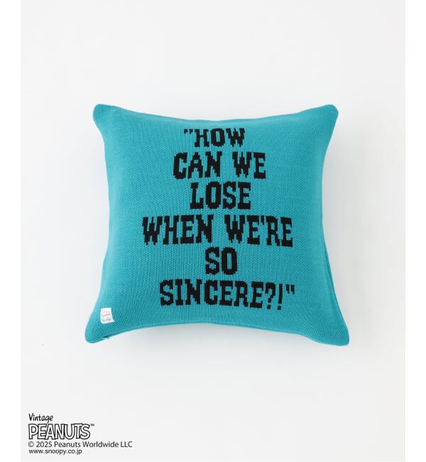 journal standard Furniture「【PEANUTS&times;SPORTS WEAR by JSF】別注 KNIT CUSHION クッションカバー」|クッション・クッションカバー|